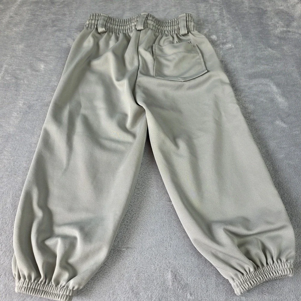 Adidas Youth Baseball T-Ball Softball‎ Pull-Up Pants 2XS Soil Release Gray